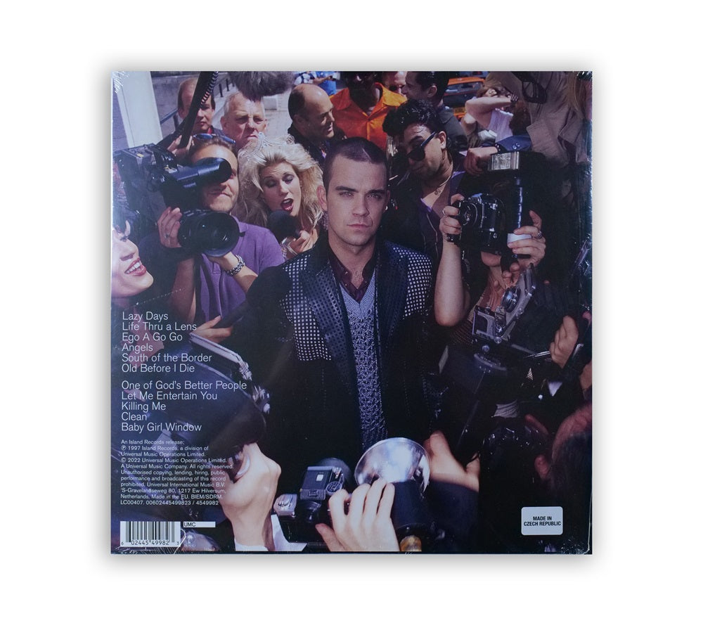 Robbie Williams - Life Thru a Lens 25th Anniversary Edition Clear Vinyl - Europe