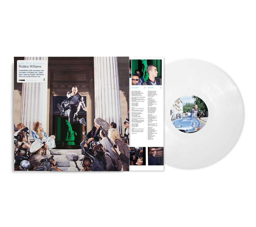 Robbie Williams - Life Thru a Lens 25th Anniversary Edition Clear Vinyl - Europe