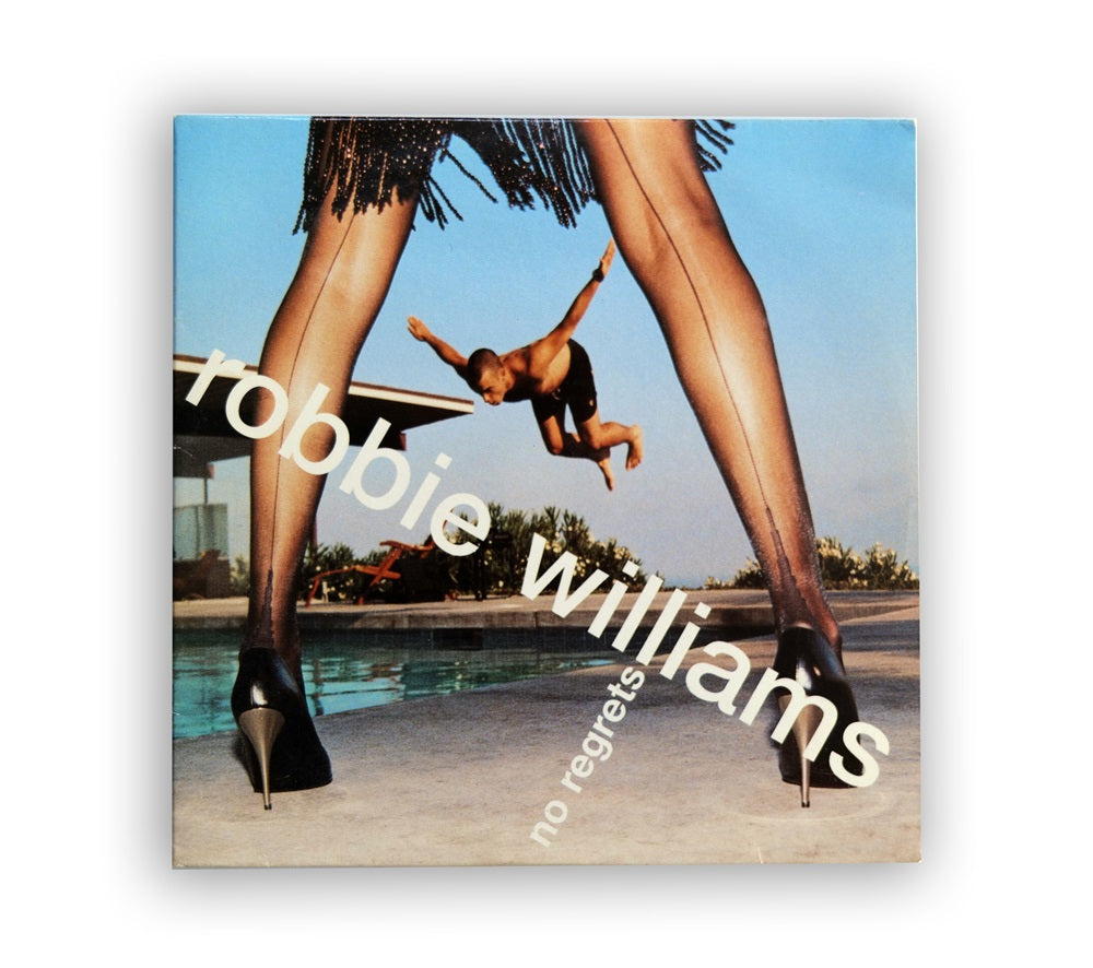 Robbie Williams - No Regrets Single Cardboard - France