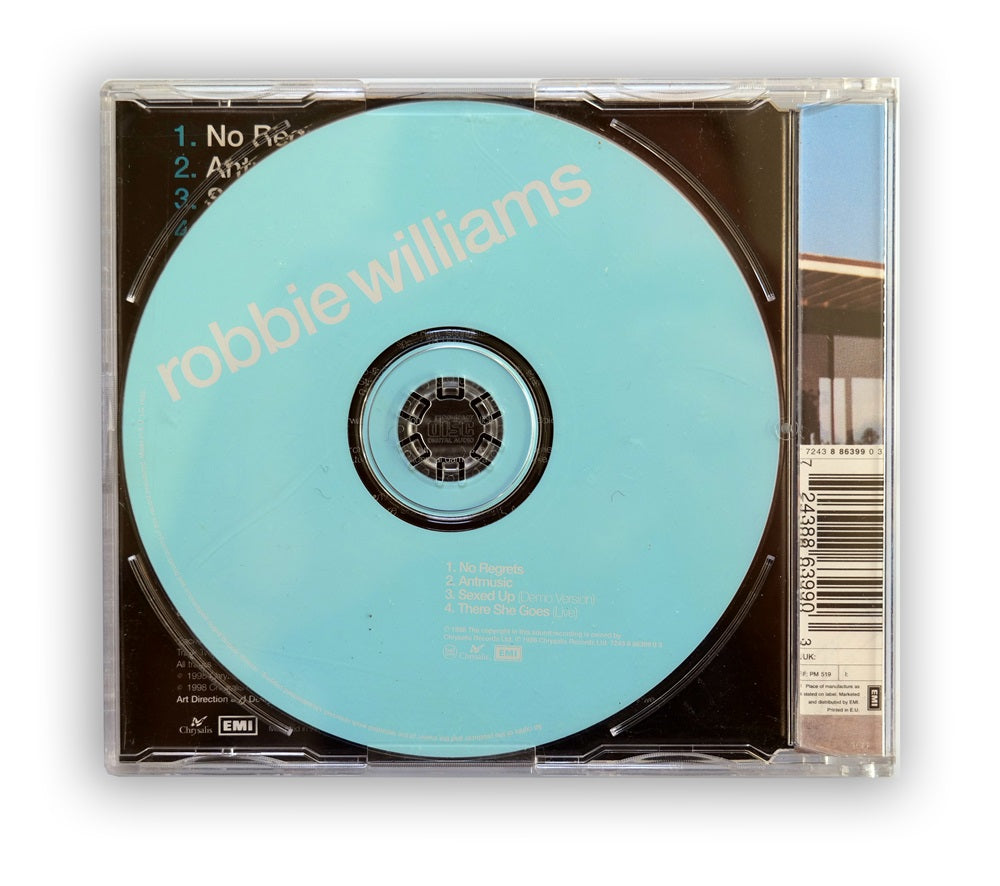 Robbie Williams - No Regrets CD Single - Europe