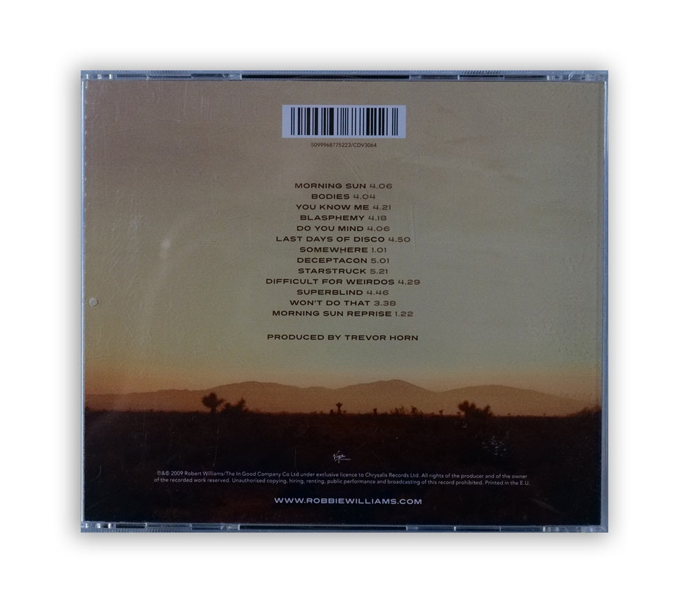 Robbie Williams - Reality Killed The Video Star CD Album - Europe