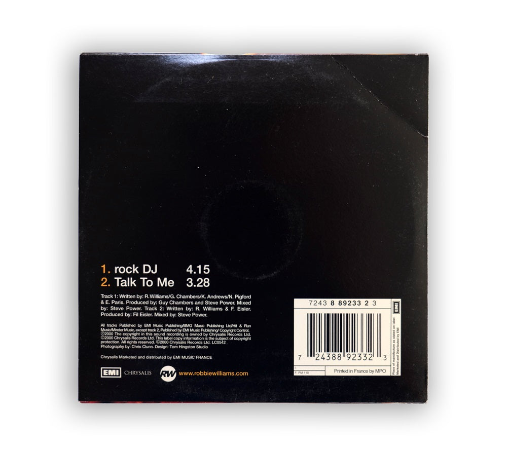 Robbie Williams - Rock DJ CD Single Cardboard - France