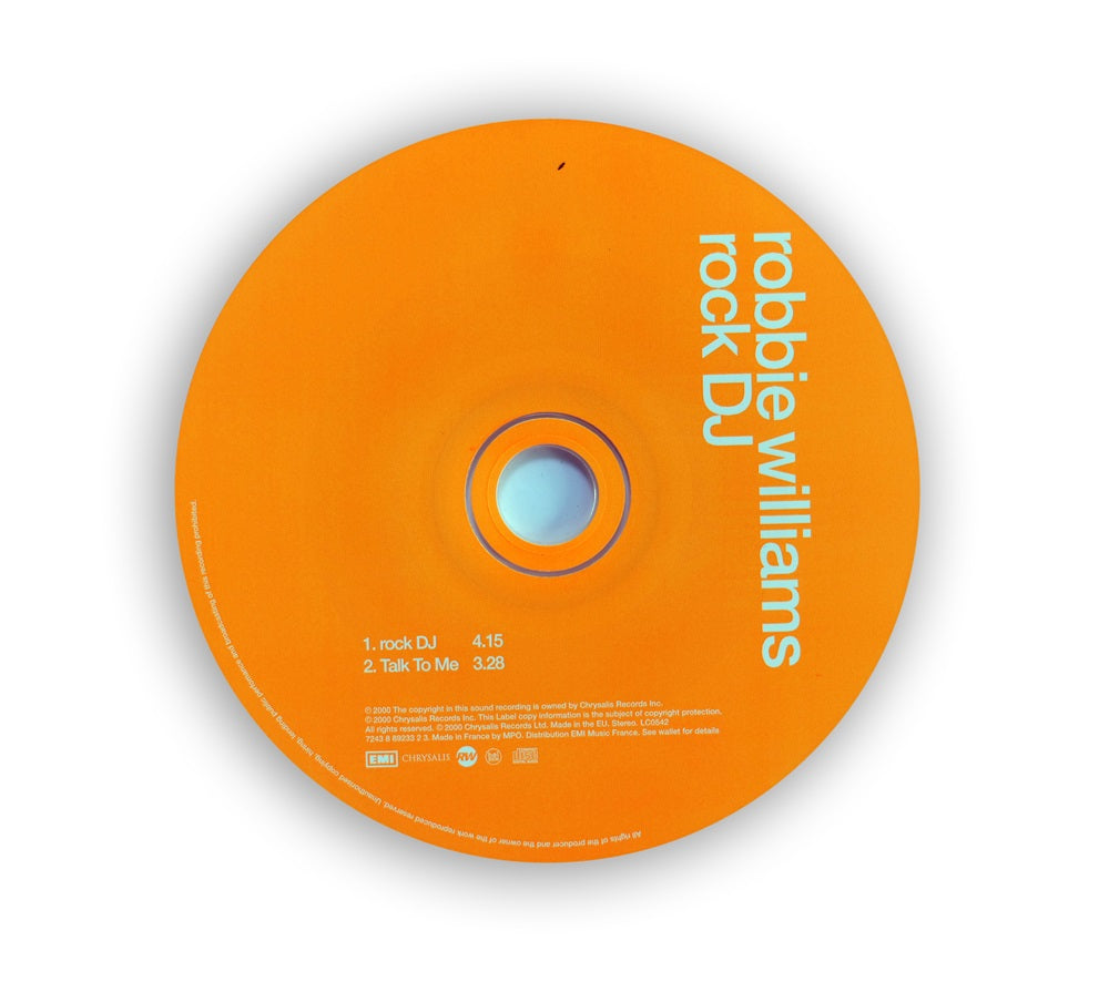 Robbie Williams - Rock DJ CD Single Cardboard - France