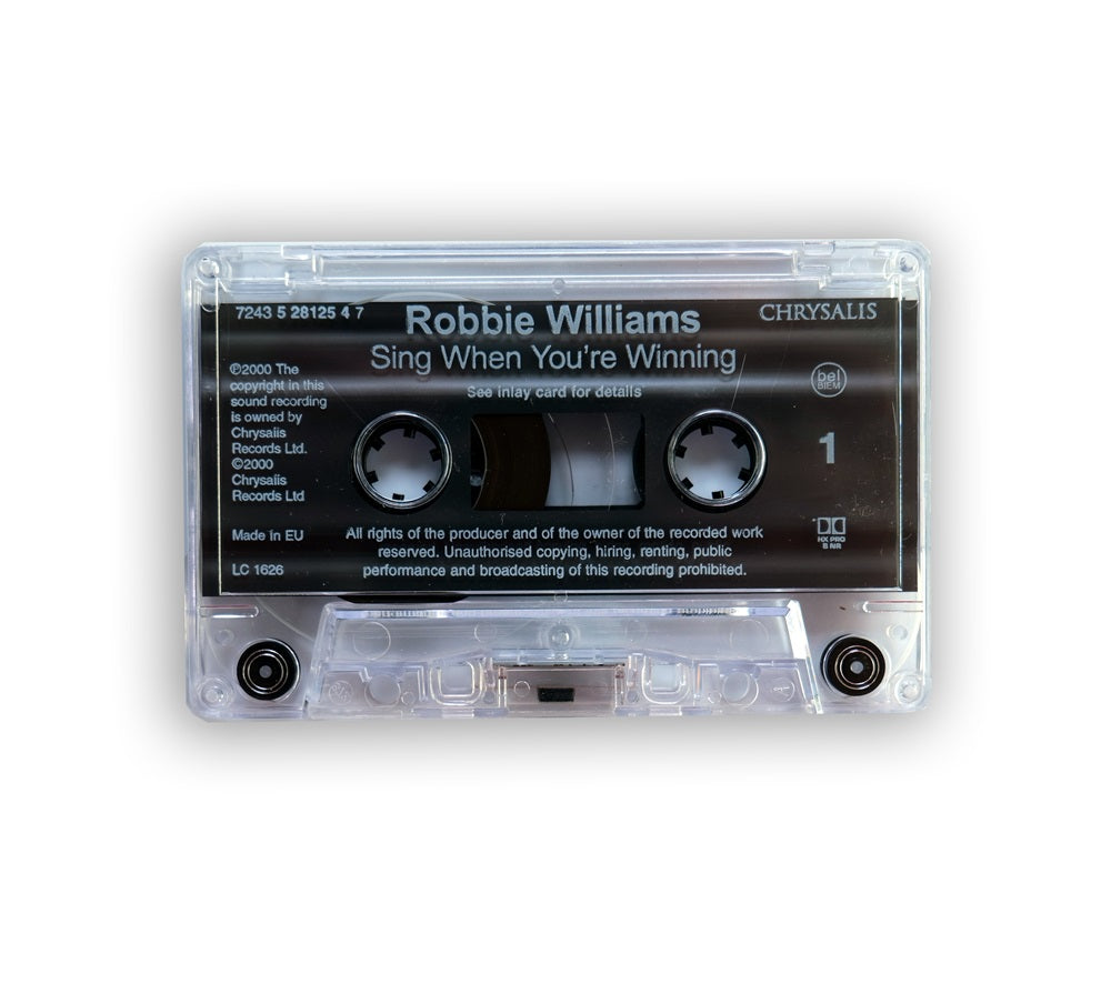 Robbie Williams - Sing When You're Winning Cassette Album - Europe