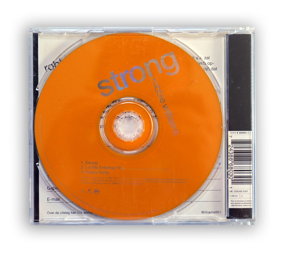 Robbie Williams - Strong CD Single - Netherlands