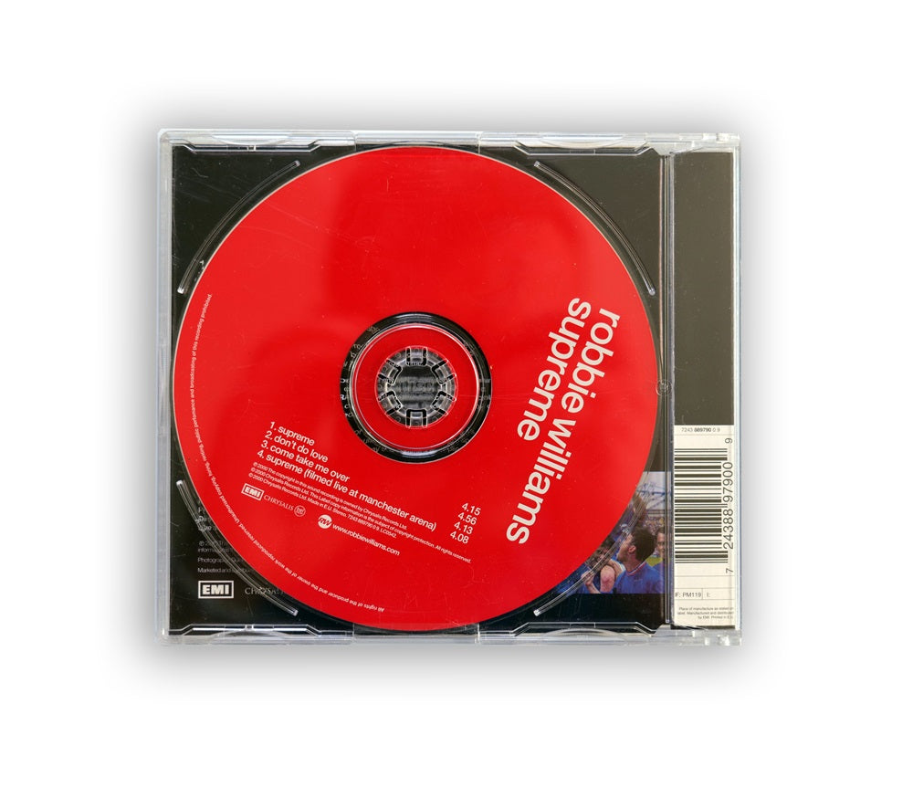 Robbie Williams - Supreme Enhanced CD Single - Europe
