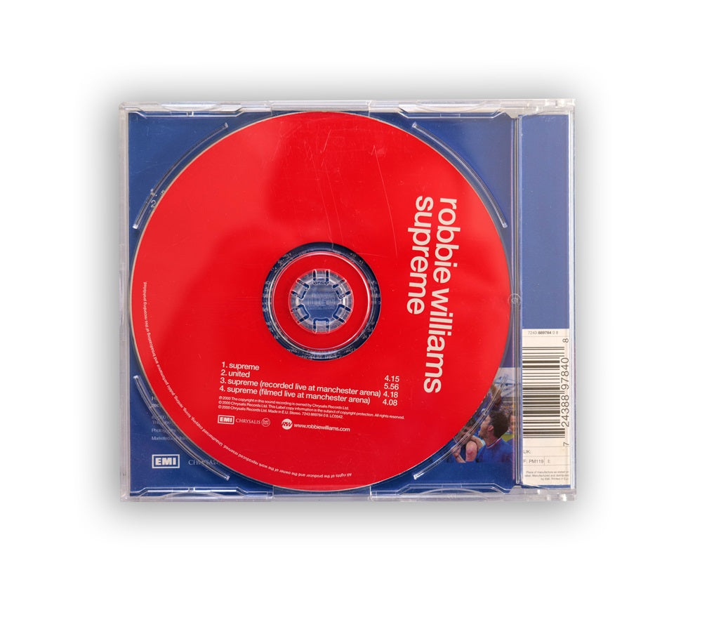 Robbie Williams - Supreme Enhanced CD Single - UK
