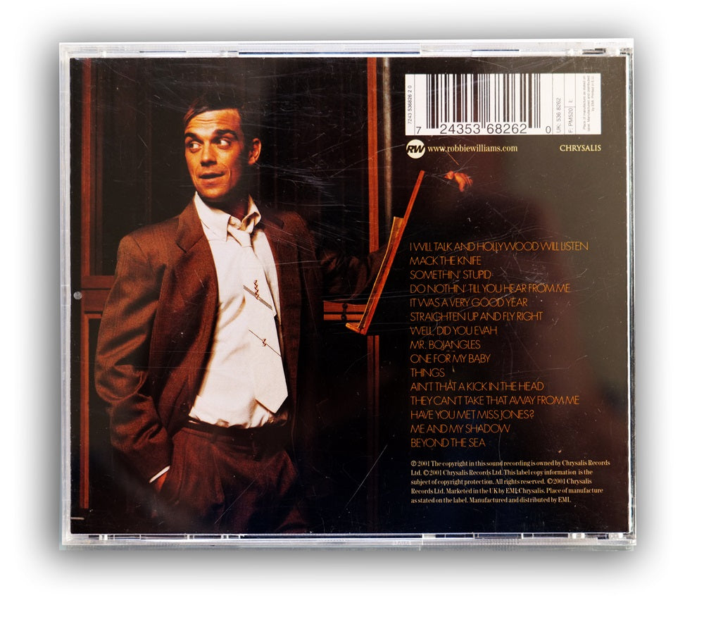 Robbie Williams - Swing When You're Winning CD Album (with insert #1) - UK