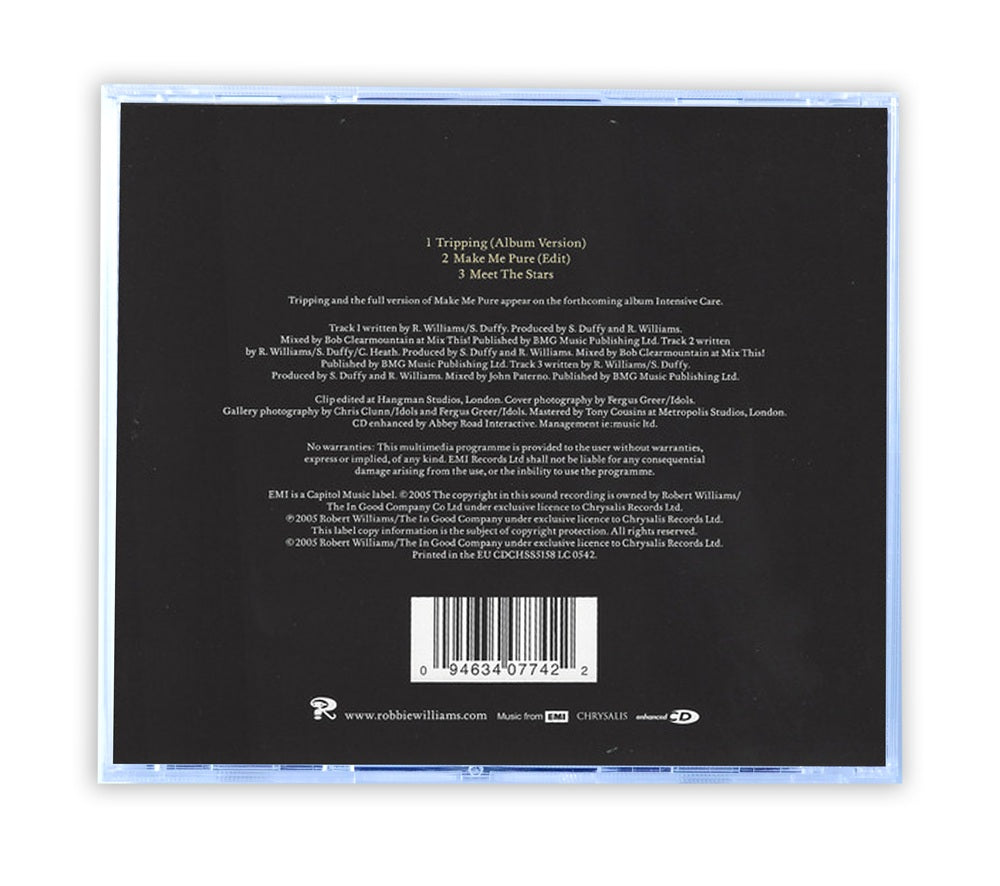 Robbie Williams - Tripping CD Single - UK