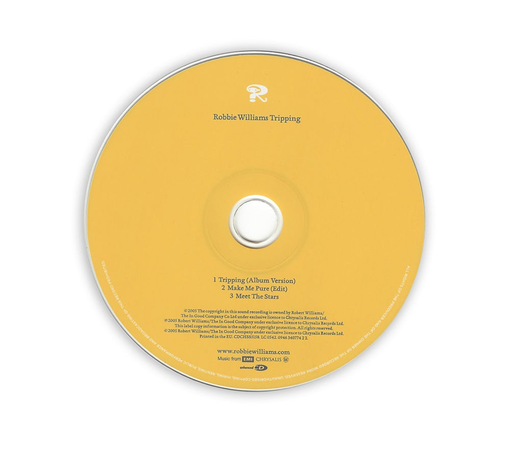 Robbie Williams - Tripping CD Single - UK