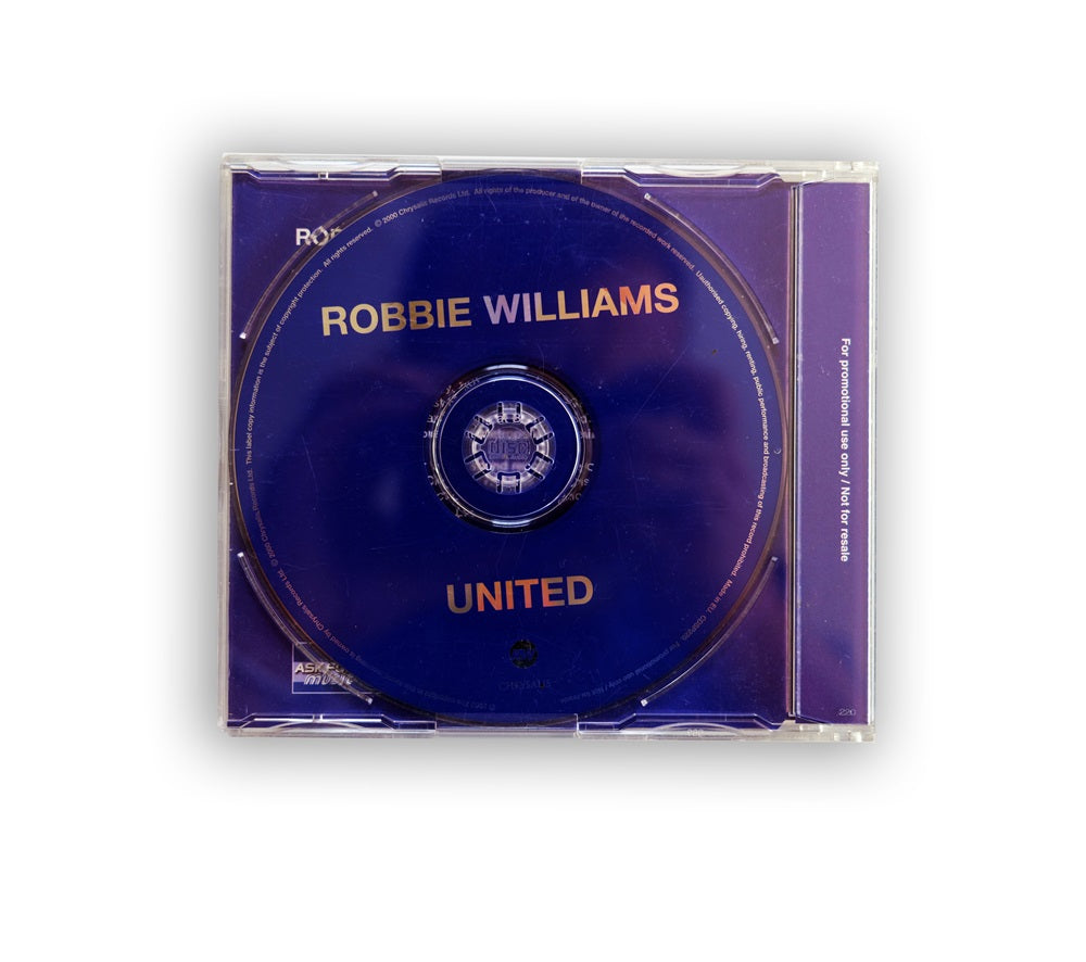 Robbie Williams - United Promo CD Single - Netherlands