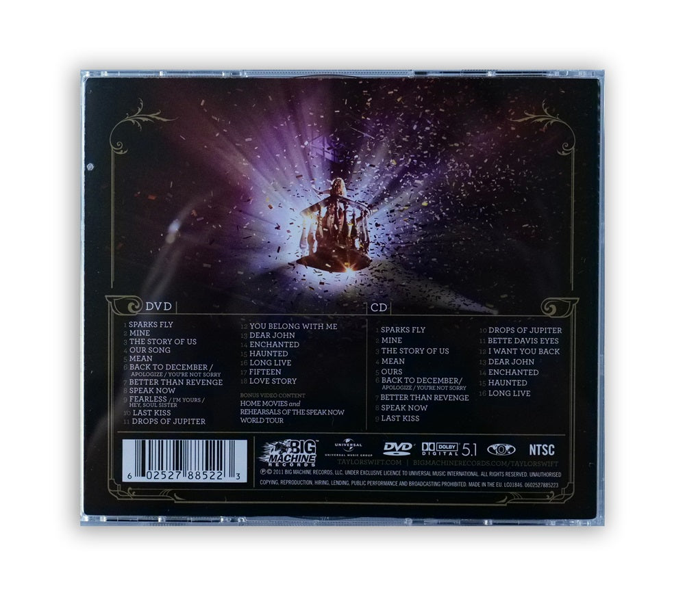 Taylor Swift - Speak Now World Tour Live CD+DVD - Europe