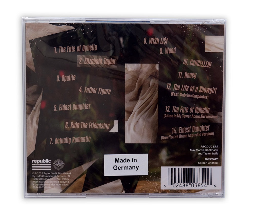 Taylor Swift - The Life Of A Show Girl CD Album Limited Edition 'Alone In My Tower Acoustic Version' - USA