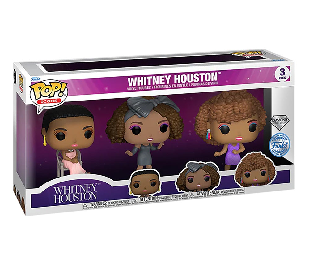 Whitney Houston - Funko Pop! Icons 3 Pack