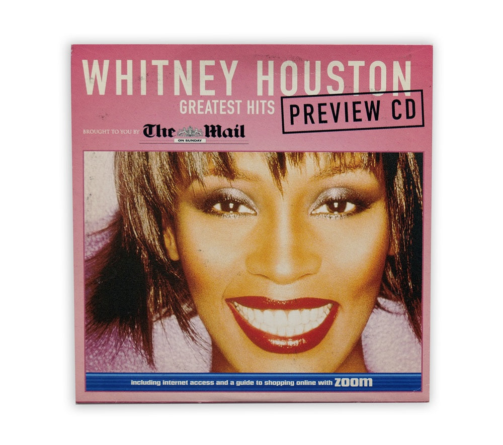 Whitney Houston - Greatest Hits The Mail On Sunday Preview CD - UK