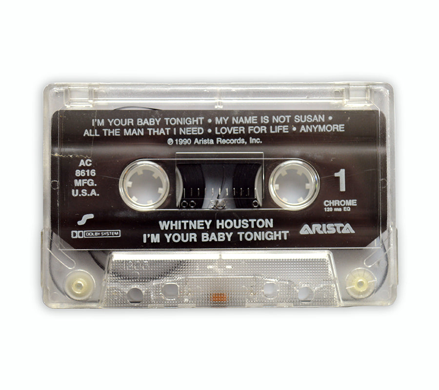 Whitney Houston - I'm Your Baby Tonight Cassette Album - USA