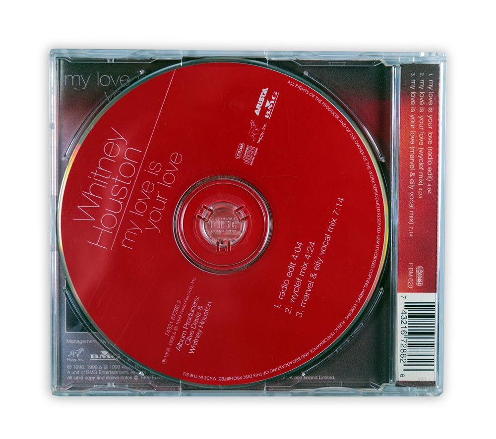 Whitney Houston - My Love Is Your Love CD Single Part 1 - UK