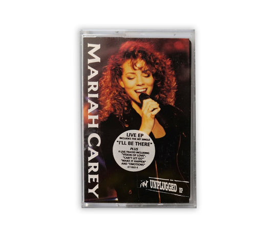 Mariah Carey - MTV Unplugged EP Cassette Album with sticker - UK