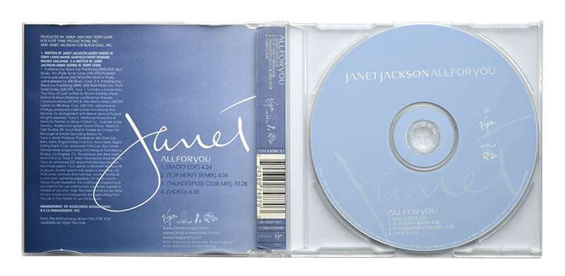 Janet Jackson - All For You CD Single - EU