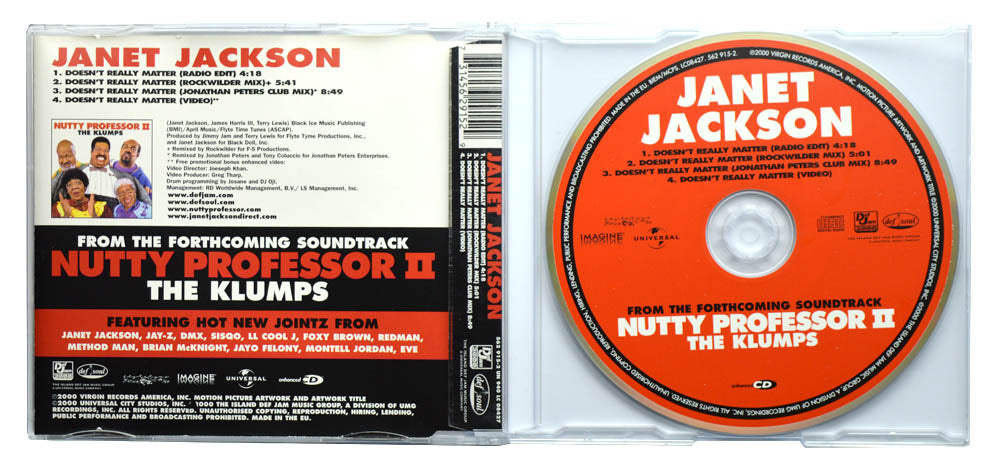 Janet Jackson - Doesn't Really Matter CD Single - EU