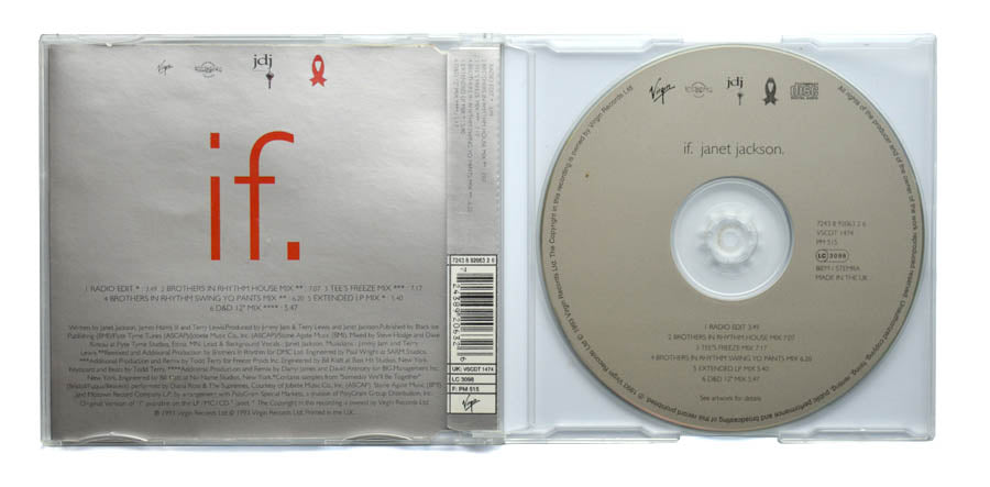 Janet Jackson - If CD Single - UK