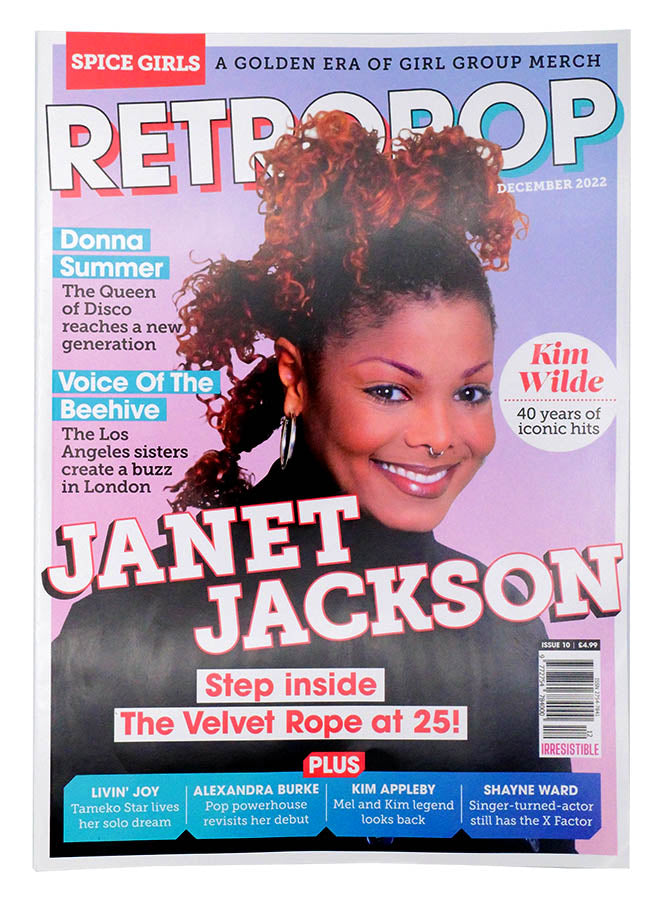 Janet Jackson - Retro Pop Magazine - December 2022 - UK