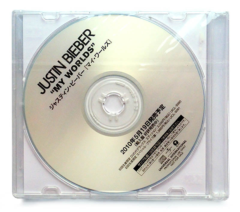 Justin Bieber - My Worlds Album Promo CD-R - Japan