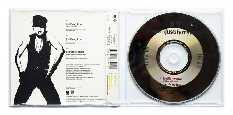 Madonna - Justify My Love CD Single - UK